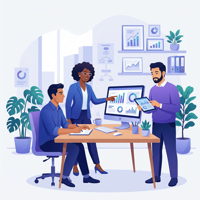 LeadByte team collaborating on AI automation solutions